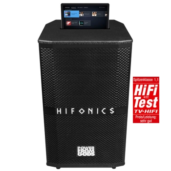 HIFONICS EB112A Portables Soundsystem 30cm Sub mit Akku