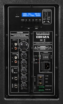 HIFONICS EB112A Portables Soundsystem 30cm Sub mit Akku