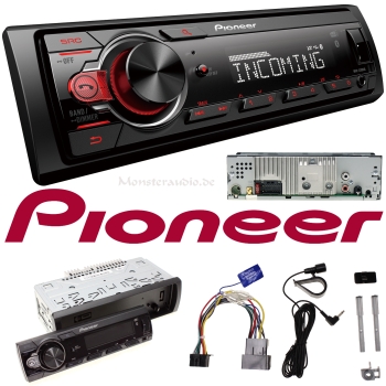 Pioneer MVH-330DAB 1-DIN DAB+ Autoradio mit Bluetooth MVH330DAB