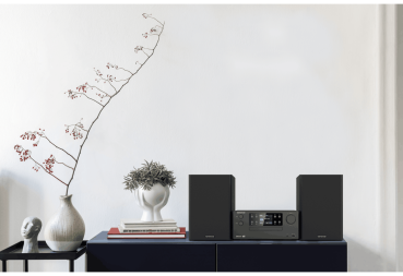 Kenwood M-925DAB-B Stereoanlage mit DAB FM UKW Blueooth USB CD Heim-Audio kompakt M-925DABB