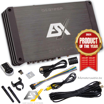 ESX QE812SP high end full hd audio player mit 12-Kanal DSP