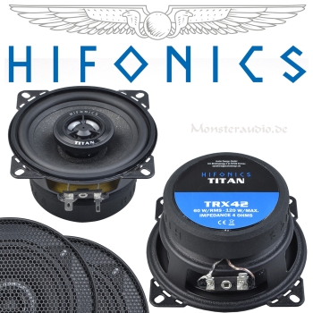Hifonics Titan TRX42 10cm 2-Wege Koaxial Lautsprecher TRX-42