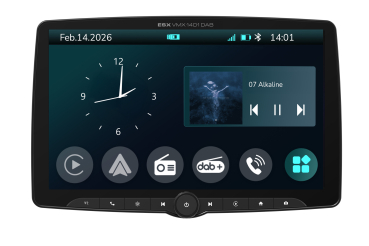 ESX VMX1401DAB 1-DIN Autoradio mit 35,5cm 14" Touchscreen apple carplay android auto DAB+