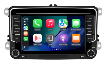 Preview: ESX VMX751DAB 2-DIN Autoradio für Seat Skoda VW VAG mit apple carplay android auto Touchmonitor DAB+