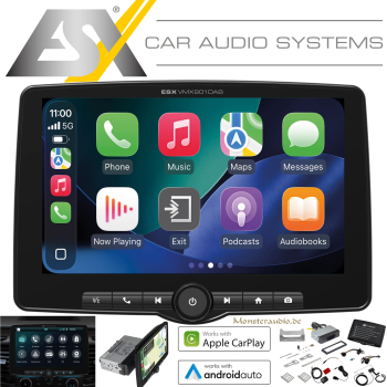 ESX VMX901DAB 1-DIN Autoradio mit 22,8cm 9" Touchscreen apple carplay android auto DAB+