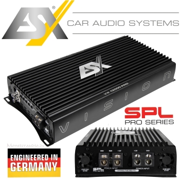 ESX VISION VX-13000 PRO digitaler SPL 1-Kanal-Verstärker Digital Monoblock VX13000Pro