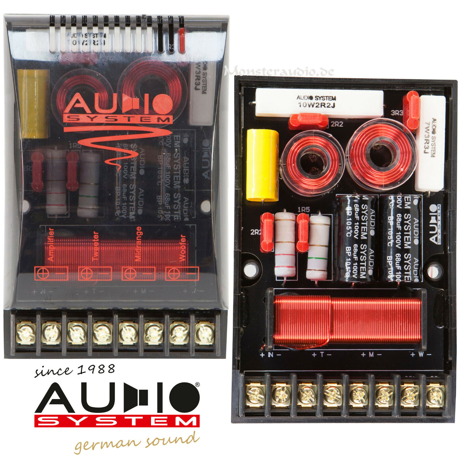 Monsteraudio - Audio System FWX 3-WAY EVO 3-Wege Frequenzweiche ...