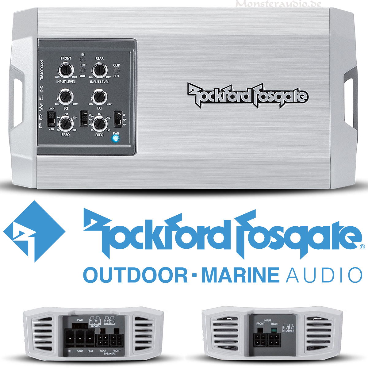 Monsteraudio - Rockford Fosgate HD9813RGU-STAGE2 Set Lautsprecher Radio ...