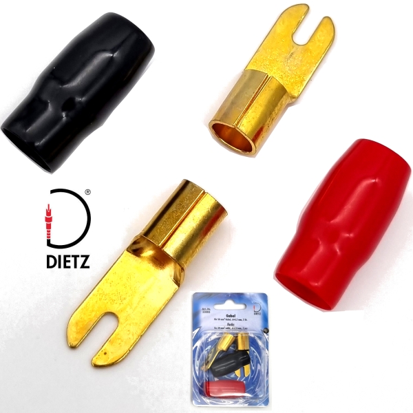 Dietz 50mm² Gabel-Kabelschuhe 2 Stück