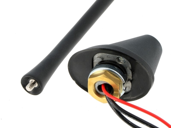 16V DAB+ AM FM ANTENNE aktiv 70 Grad Strahler 230mm Kombiantenne