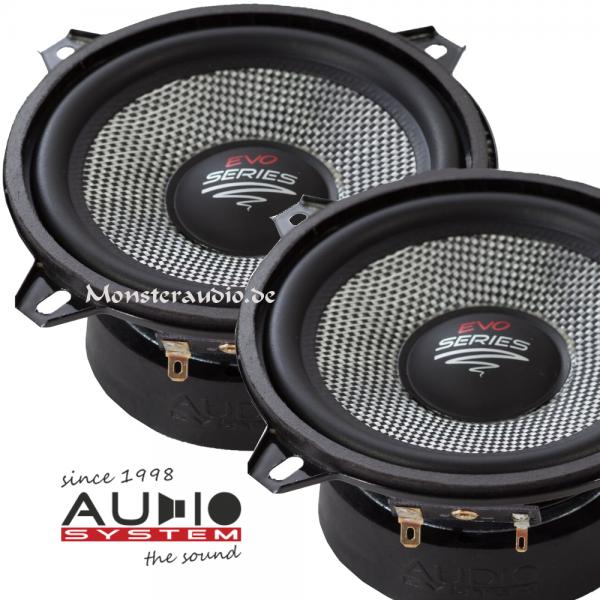 Audio System AS-130 EVO 13cm Tieftöner Mitteltöner Kicker Lautsprecher 130mm 250 Watt AS130