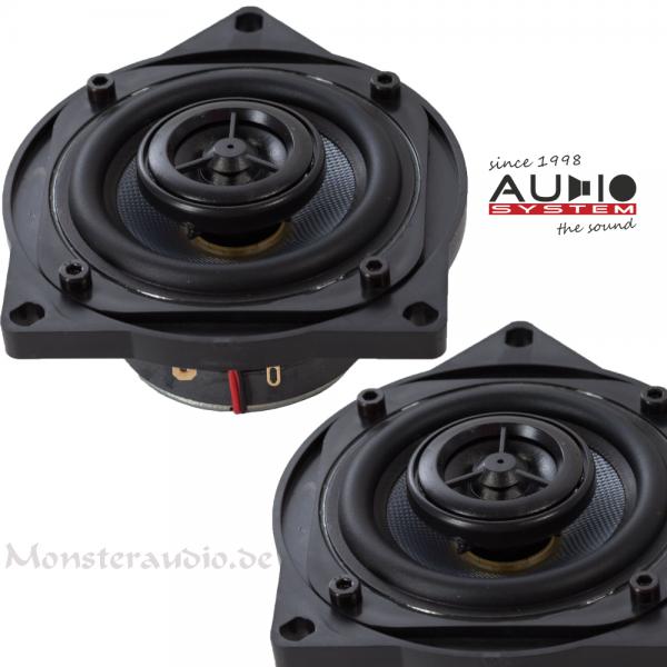 Audio System CO-80 BMW EVO 8cm 2-Wege Koaxial Lautsprecher 80mm 170 Watt CO80 für BMW E-F-Modelle