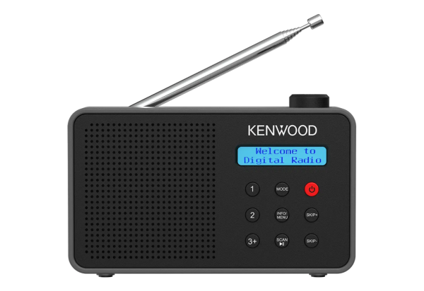 Kenwood CR-M25DAB-B tragbares DAB+ FM UKW Radio ASA-Warnfunktion Blueooth mit Akku 7h CR-M25DAB
