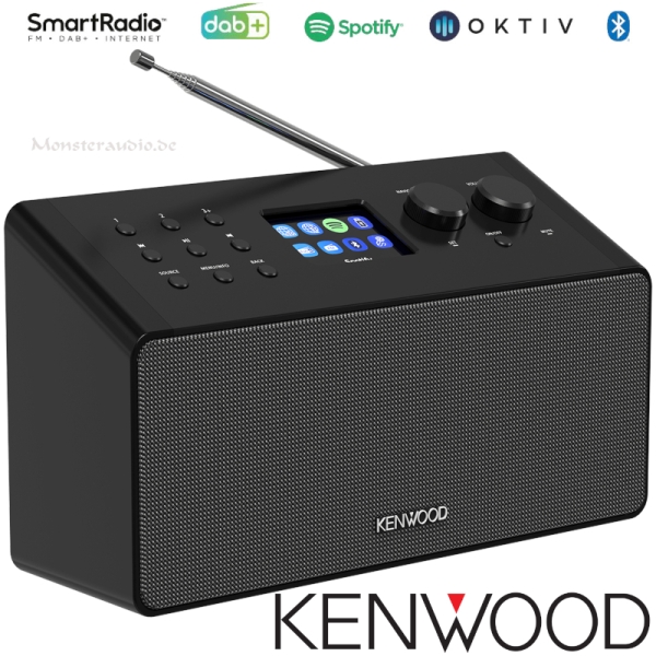 Kenwood CR-ST90S-B tragbares WiFi Internetradio DAB+ FM UKW Radio Blueooth mit Akku 8h CRST90SB