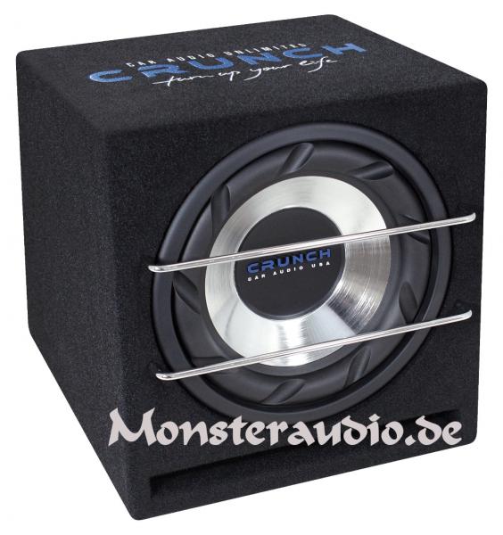 Crunch CRB-250 25cm Subwoofer in Bassreflexkiste 500 Watt CRB250