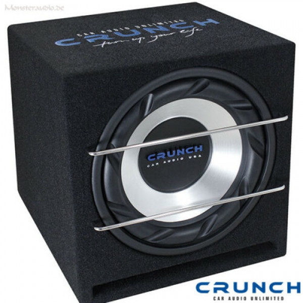 Crunch CRB-350 30cm Subwoofer in Bassreflexkiste 700 Watt CRB350