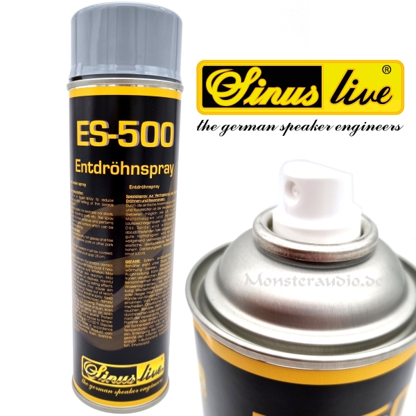 Sinuslive ES-500 Entdröhnspray gegen Klappern, Dröhnen und Resonanzen ES500 500ml (Grundpreis 29,58€/l)