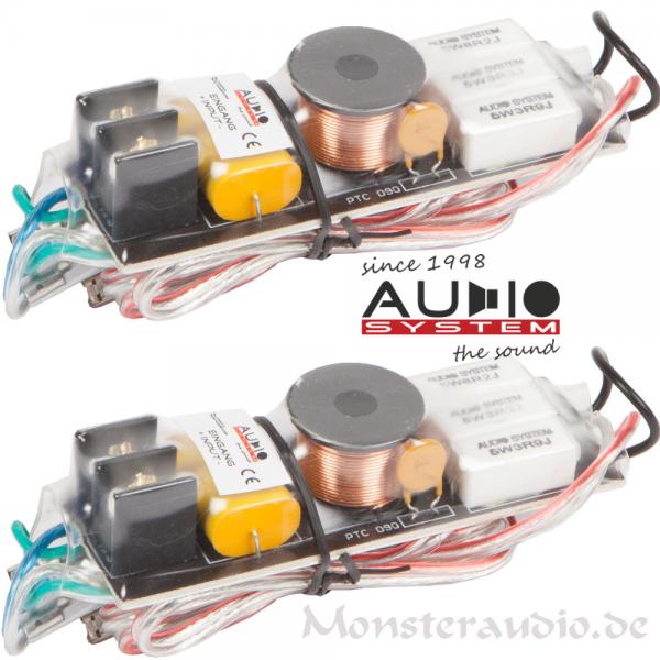 Audio System FWK Hochton Frequenzweiche Kabelweiche 12dB Weiche (paar)