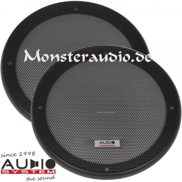 Audio System Lautsprechergitter Schutzgitter für 8cm 10cm 13cm oder 16,5cm Lautsprecher Gitter schwarz