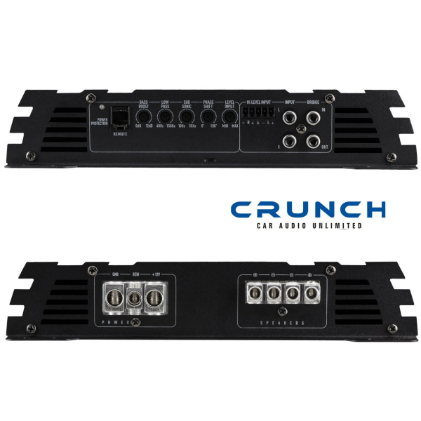 Crunch GPX-3300.1D 1-Kanal Verstärker digital Endstufe GPX3300.1D