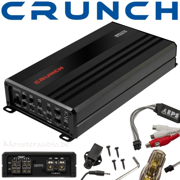 Crunch GTX2400.4D 4-Kanal Verstärker digital Endstufe GTX-2400.4D