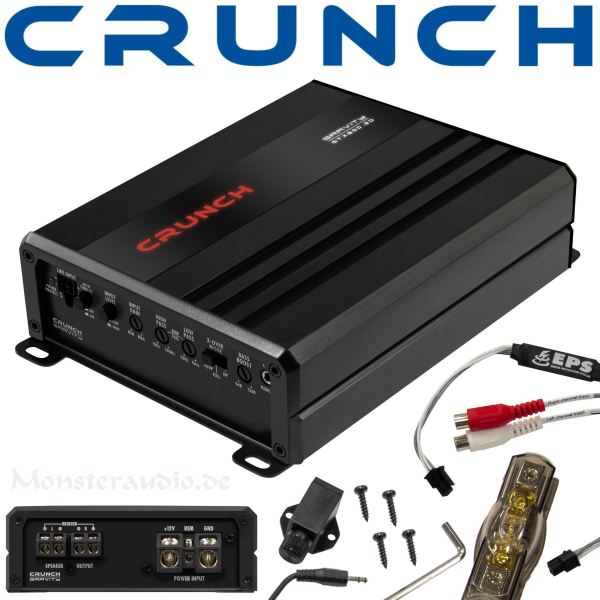 Crunch GTX800.2D 2-Kanal Verstärker digital Endstufe GTX-800.2D