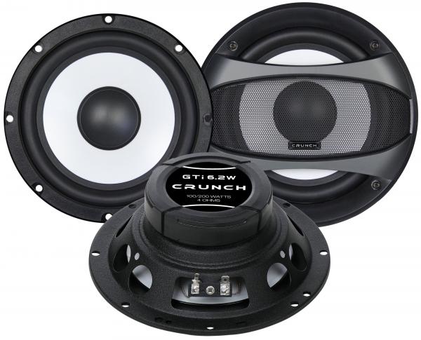 Crunch GTI-6.2W 16,5cm Kicker Kickbass-Lautsprecher 165mm 200 Watt GTI6.2W