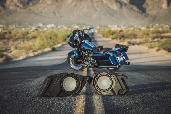 Rockford Fosgate HD14-SBSUB 2 x 25cm Subwoofer mit Verstärker 800 Watt für Harley Davidson ®