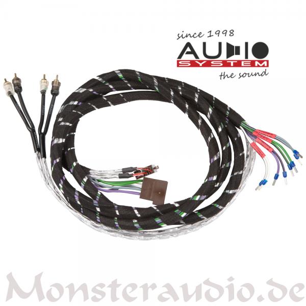 Audio System HLAC4-5M 4-Kanal High-Low-Adapter-Kabel ISO plug & play HLAC 4 5M