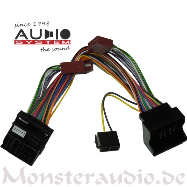 Audio System HLAC-MOST PLUS High-Low-Adapter mit ISO Abgriff Most-ISO-Adapter