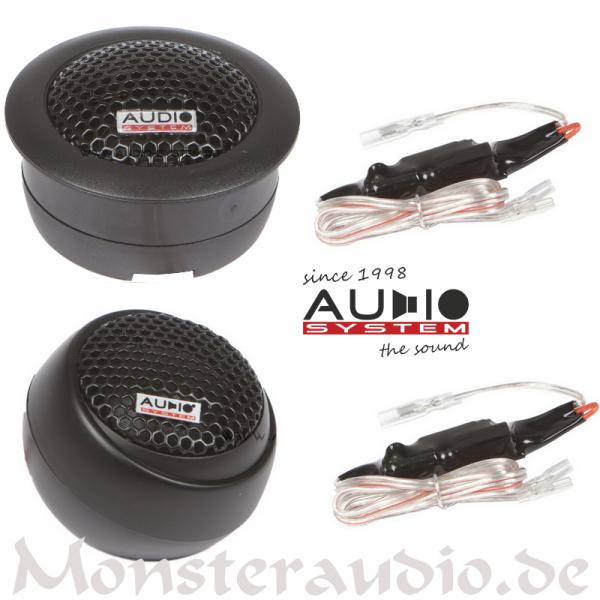 Audio System HS-19W EVO 19mm Gewebe Neodym Hochtöner + Frequenzweiche 120 Watt HS19W