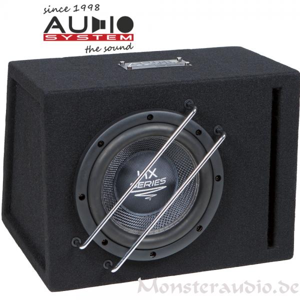 Audio System HX-08 SQ BR 20cm Subwoofer in Bassreflexkiste 300 Watt HX08SQ-BR