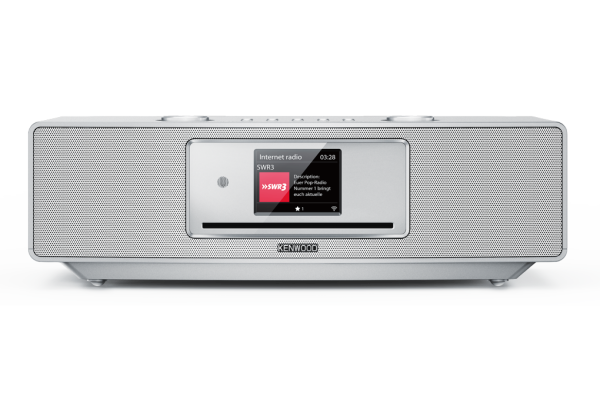 Kenwood CR-ST700SCD-S WiFi Internetradio DAB+ FM UKW Blueooth CD UBS TFT silber CRST700SCD