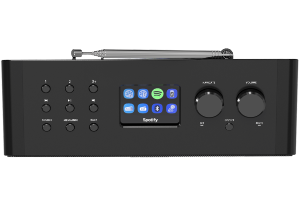 Kenwood CR-ST90S-B tragbares WiFi Internetradio DAB+ FM UKW Radio Blueooth mit Akku 8h CRST90SB
