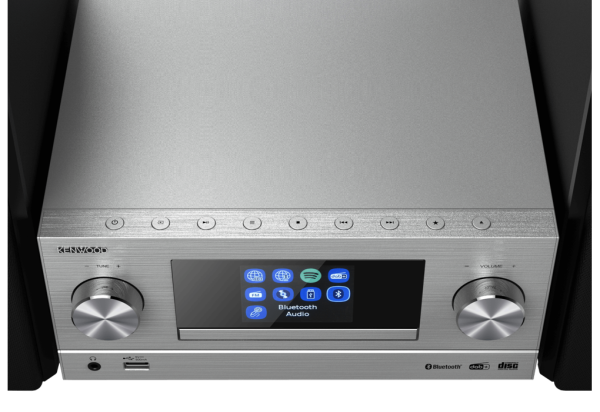 Kenwood M-9000S-S Stereoanlage mit Internetradio WiFi DAB FM UKW Blueooth USB CD Heim-Audio kompakt M9000SB - Kopie