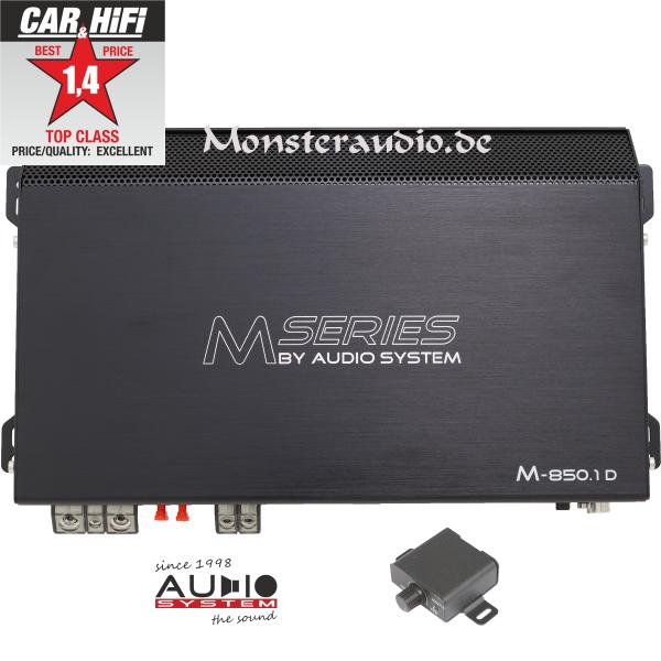 Audio System M-850.1 1-Kanal Verstärker Digital Endstufe M850.1