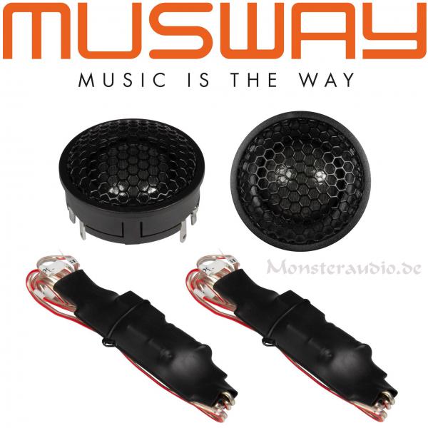 Musway ME-6.2T 25mm Gewebe Neodym Hochtöner + Frequenzweiche 200 Watt ME6.2T