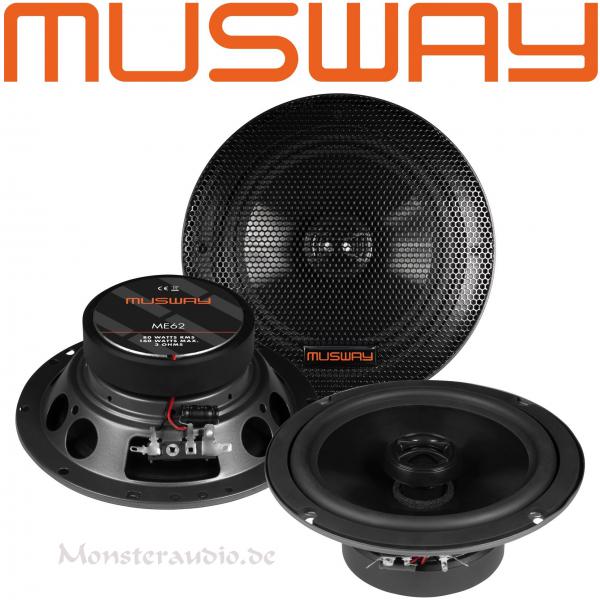 Musway ME-62 16,5cm 2-Wege Koaxial Lautsprecher 165mm ME62 160 Watt