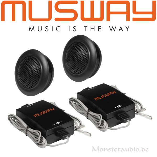 Musway MQ-6.2T 25mm Gewebe Neodym Hochtöner + Frequenzweiche 250 Watt MQ6.2T