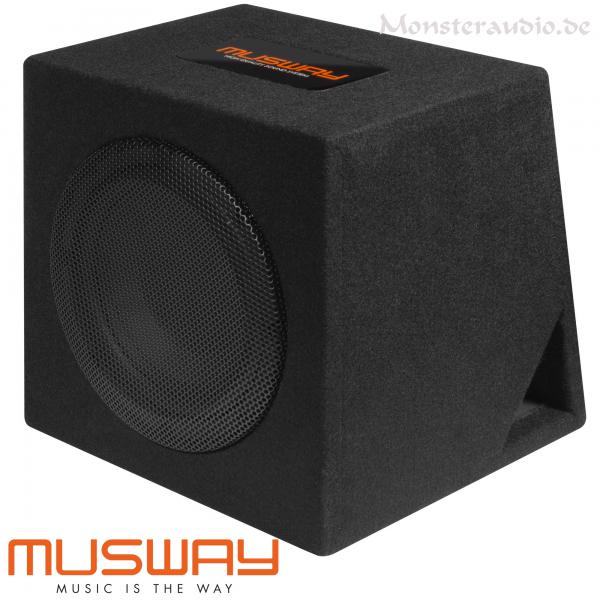 Musway MR-108Q 20cm Subwoofer in Bassreflexkiste 400 Watt MR108Q