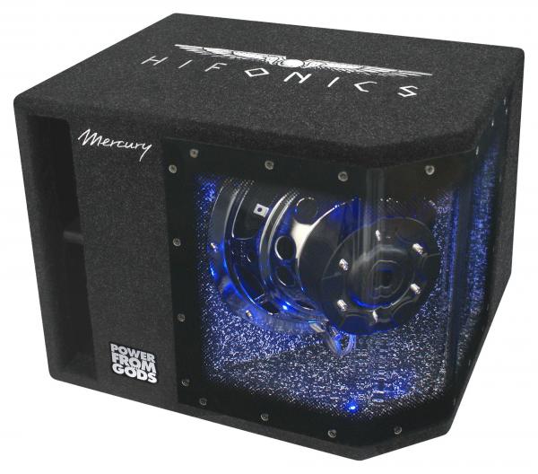 Hifonics Mercury MR-10BP 25cm Subwoofer in Bandpasskiste 800 Watt MR10BP