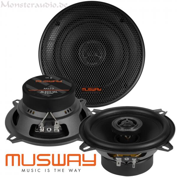 Musway MS-52 13cm 2-Wege Koaxial Lautsprecher 130mm MS52 160 Watt