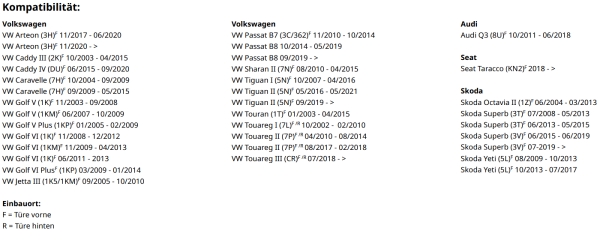 Musway MSR-VO2 Aluminium Lautsprecher Ringe für VAG Seat Skoda VW