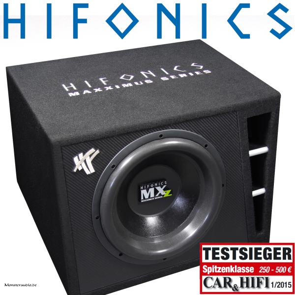 Hifonics MXZ-12R 30cm Subwoofer 2000 Watt im Bassreflexgehäuse MXZ12R