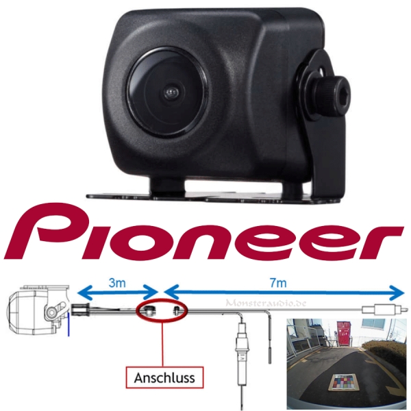 Pioneer ND-BC9 universelle hochauflösende Rückfahrkamera NDBC8