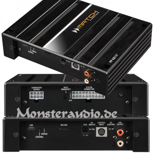Helix MATCH PP-62DSP 6-Kanal Verstärker Endstufe mit 8-Kanal DSP PP62