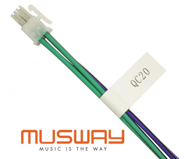 Musway MQC-20 Subwooferanschlußkabel auf lose Enden