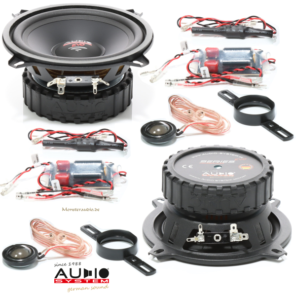 Audio System R-130 EM EVO2 13cm 2-Wege Komponenten Lautsprecher 130mm 240 Watt Radion R130 EM easy mount