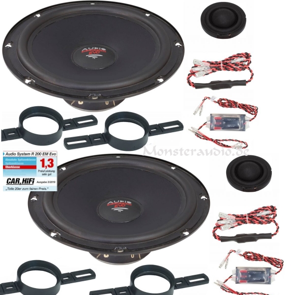 Audio System R 200 EM EVO2 20cm 2-Wege-Lautsprecher 360 Watt 200mm R200EM EVO2