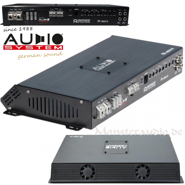 Audio System R-250.2 2-Kanal Verstärker Endstufe Radion R250.2